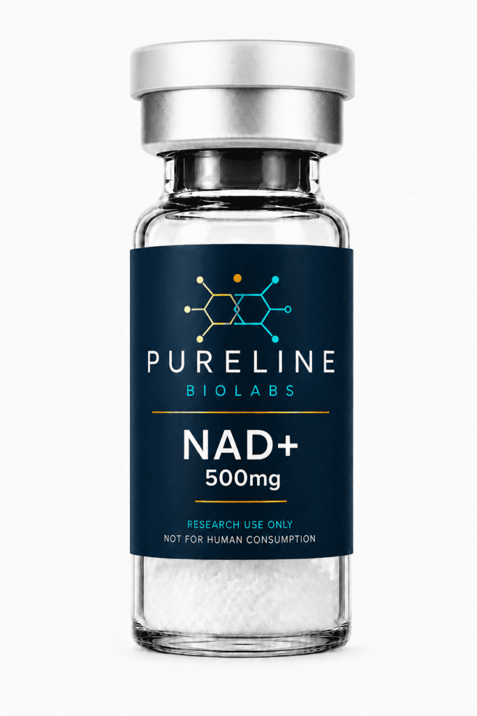 NAD+ 500mg research vial Pureline Biolabs UK independently verified Janoshik Analytical