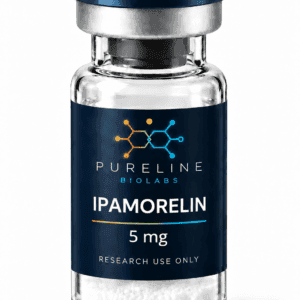 Ipamorelin 5mg vial — Pureline Biolabs research peptide