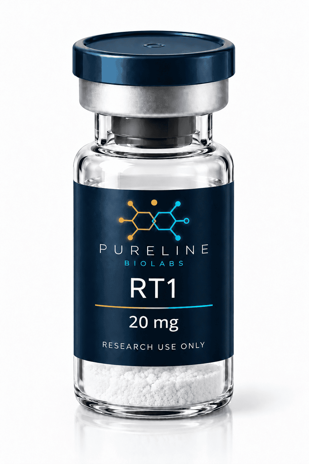 RT1 20mg | Triple Agonist Research Peptide | Pureline Biolabs RT1 20mg vial — research grade lyophilised powder, Pureline Biolabs UK